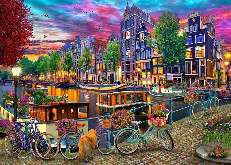 Biking In Amsterdam