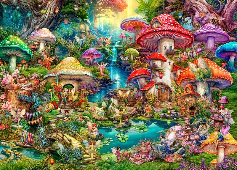 Merry Mushroom Village Picnic