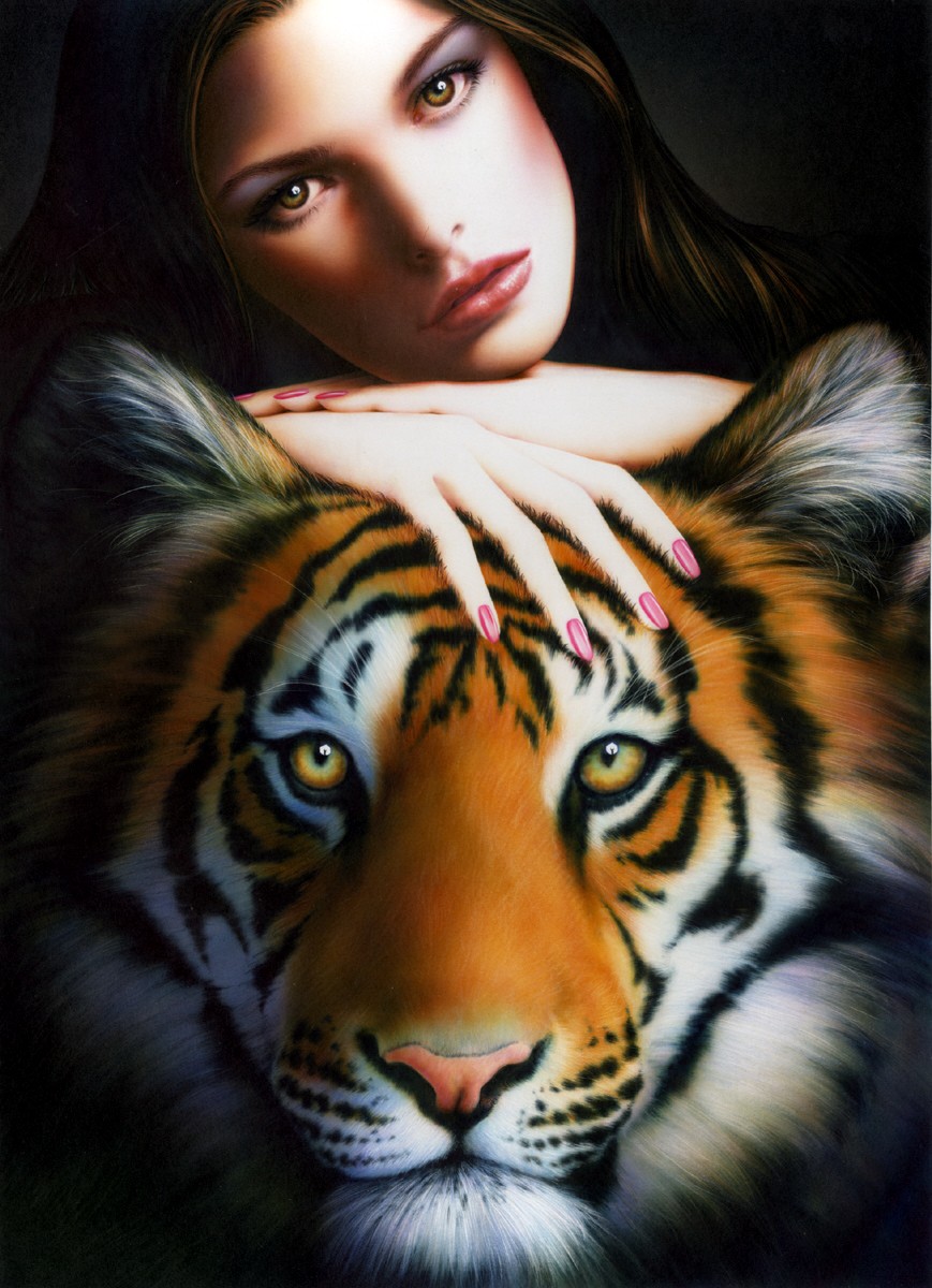 Tiger and Girl