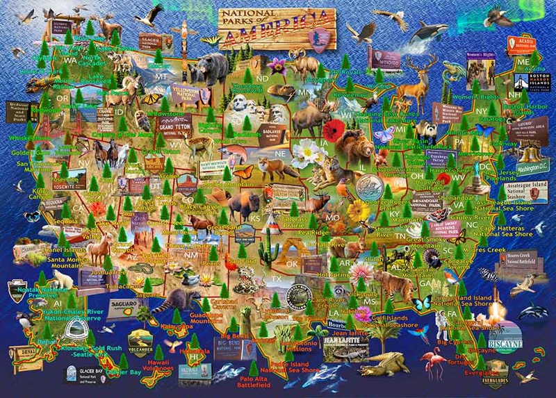 National Parks Map