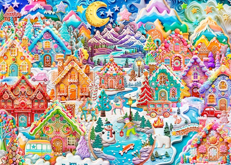 Colorful Cookietown Night