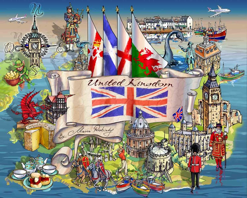 United Kingdom Collage