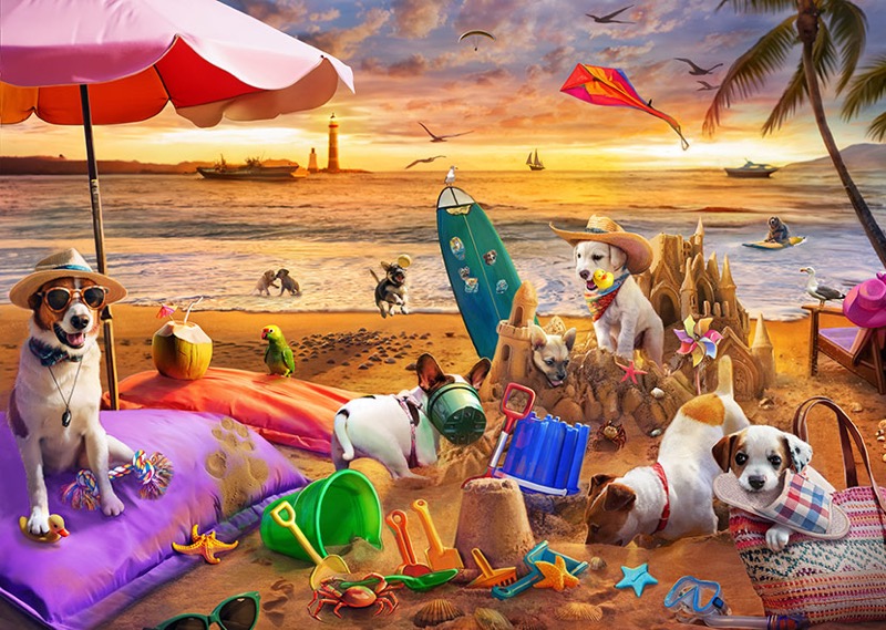 Dogs On The Beach