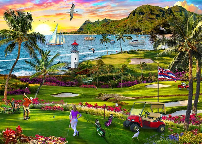 Golfing in Paradise