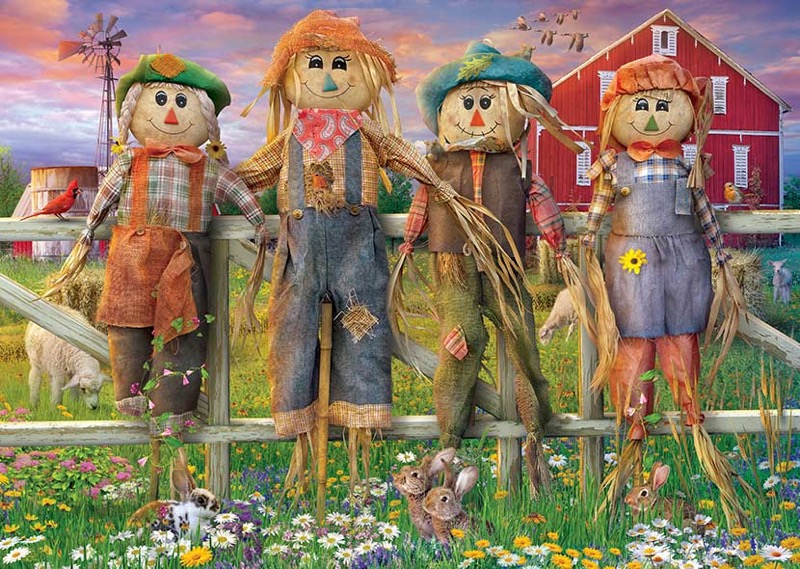 Friendly Scarecrows