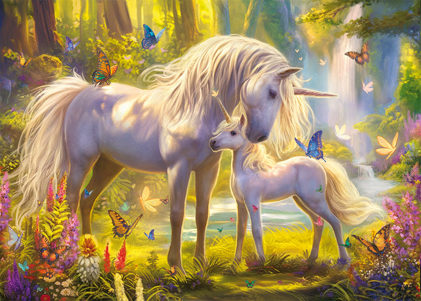 Unicorn And Foal