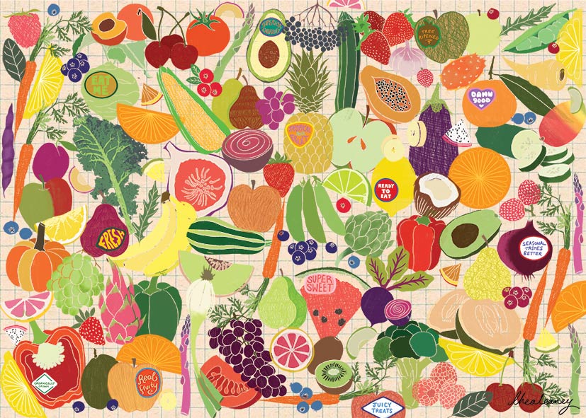 Fruit and Vegetable Scrapbook