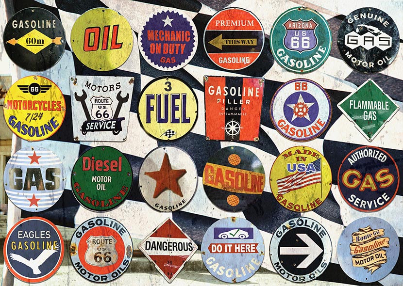 Route 66 Gas Signs