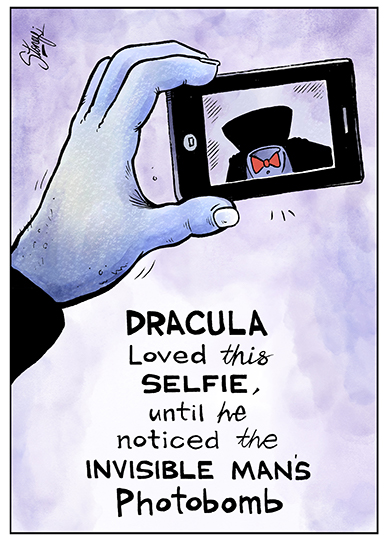 Dracula Selfie