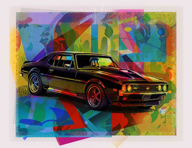 Pop art car 02