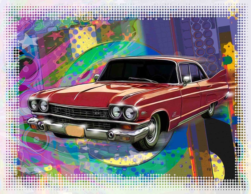 Pop art car 30