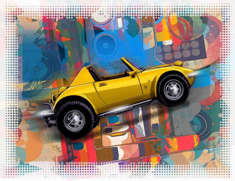 Pop art car 33