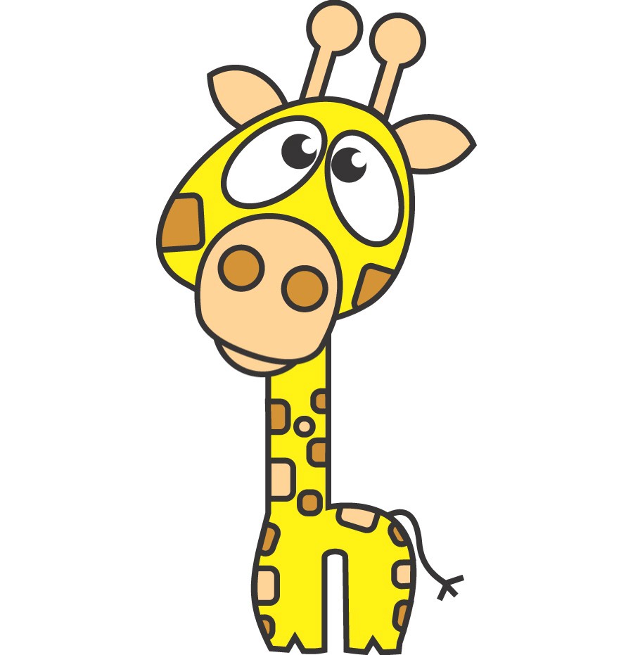 Baby Giraffe Tilted 1