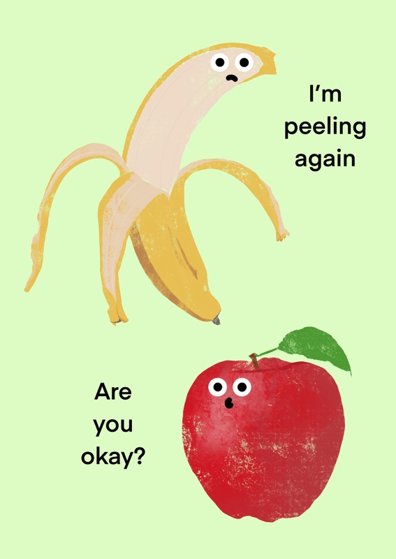 Peeling again