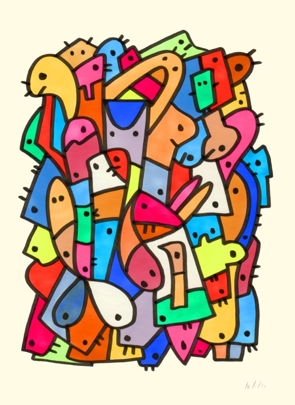 World of friendly cartoon animals