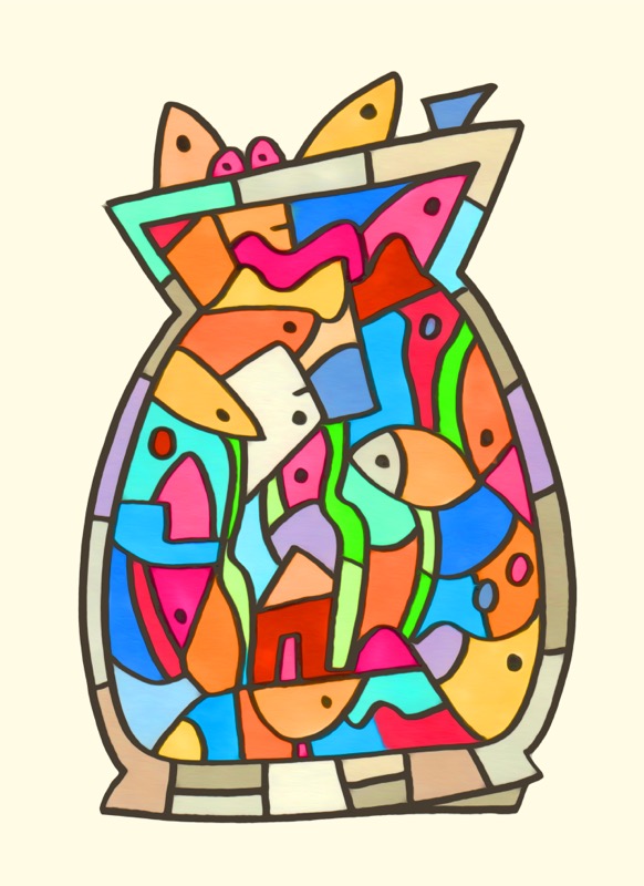 What a full fish bowl