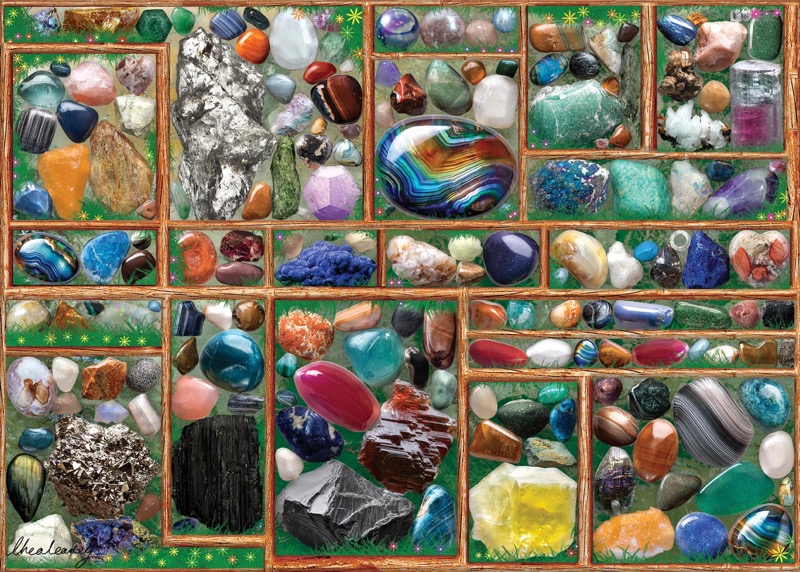Gemstones Shelf