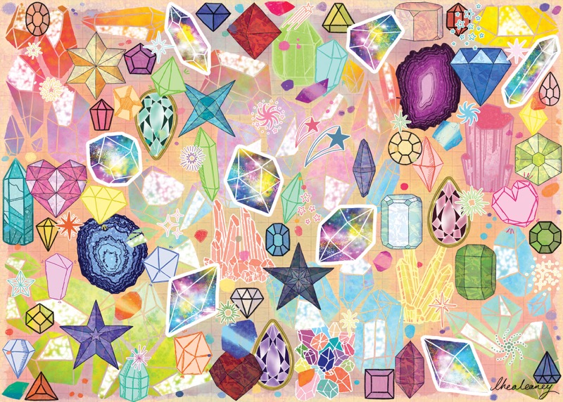 Crystals and Gems Scrapbook
