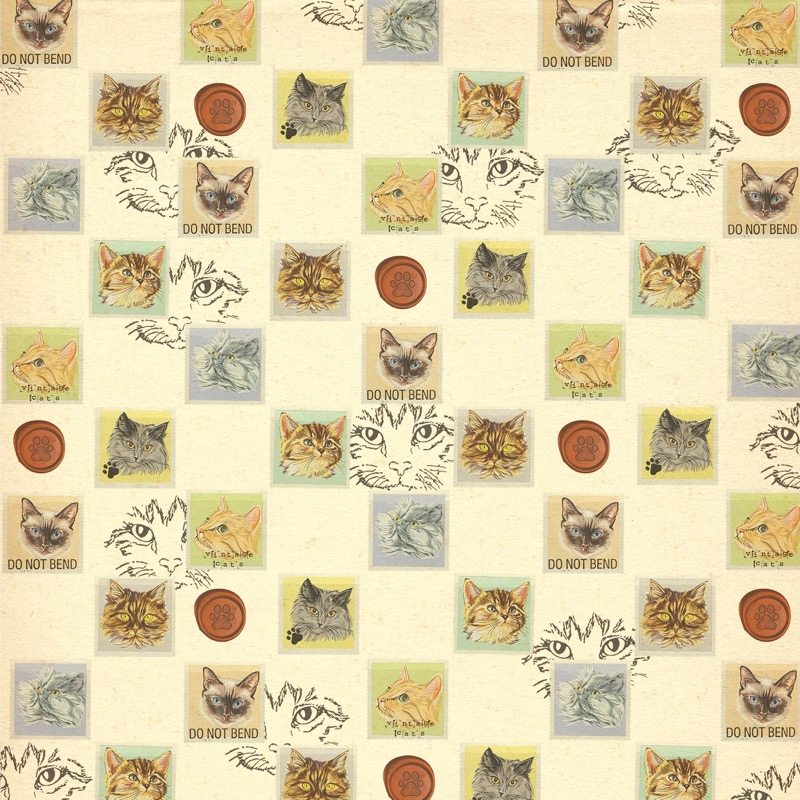 Cat Stamps Pattern