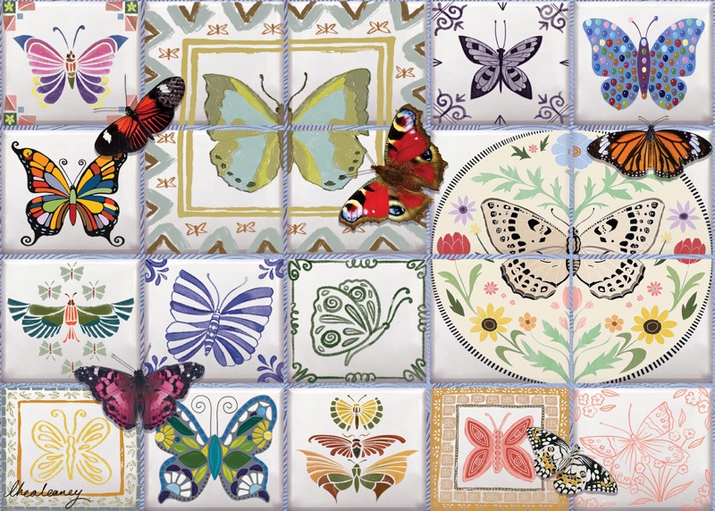 Butterfly Tiles 2