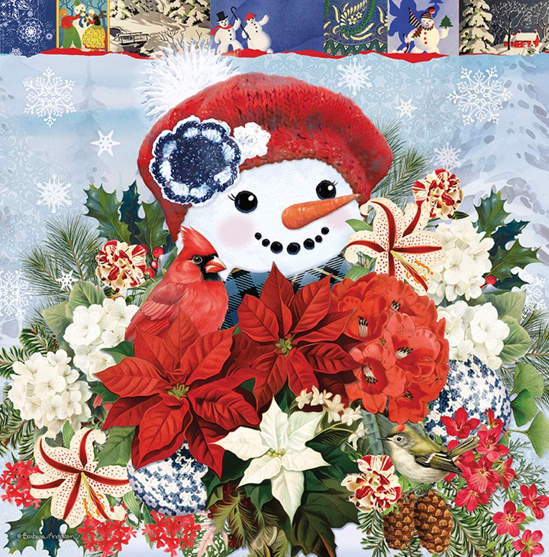 #1052 Happy Snow Gal