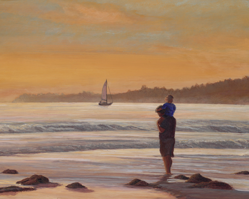 A Fathers Day at Sunset