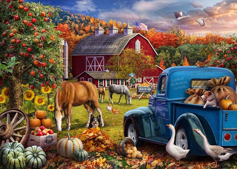 Maplewood Farm In Fall