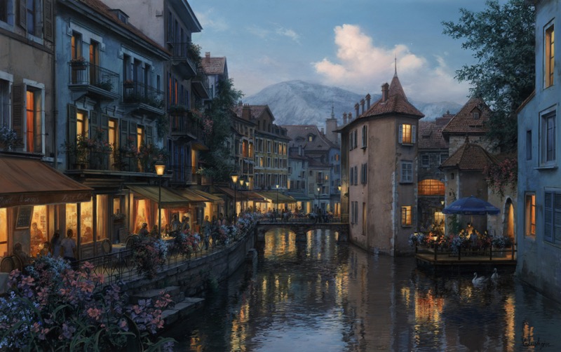 Evening in Annecy
