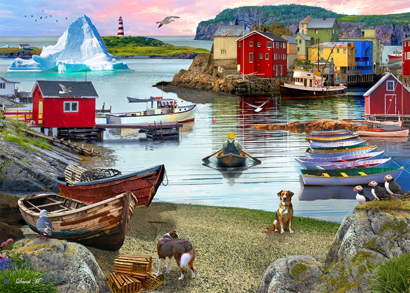 Fishing Village Harbor