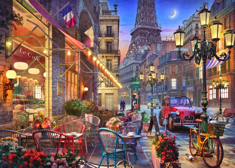 Evening Cafe in Paris