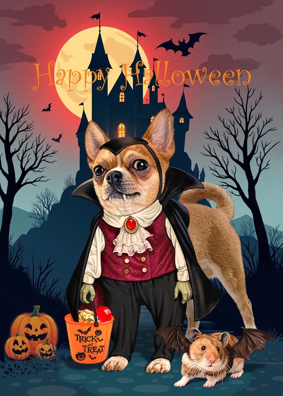Halloween Pets Vampire