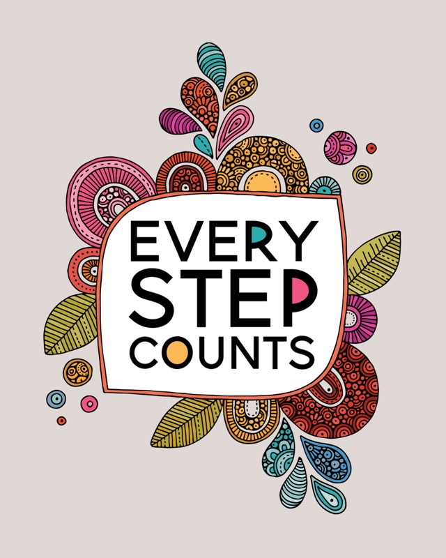 Every little step counts
