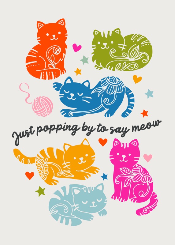Just Popping By to Say Meow