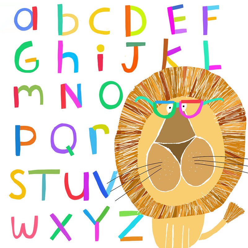 Lion Dots Alphabet