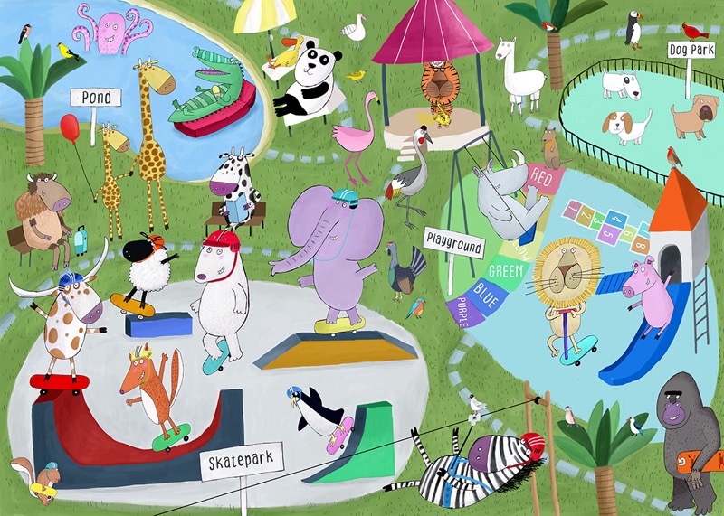 Animal Playground Parade