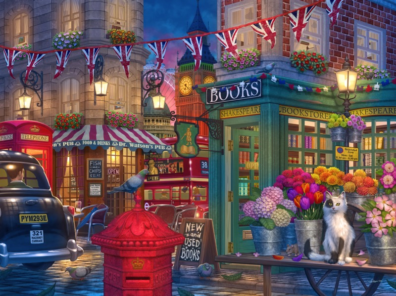 Mist Over London Square