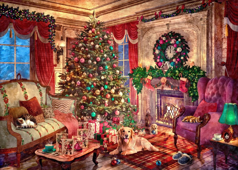 Christmas Vintage Room