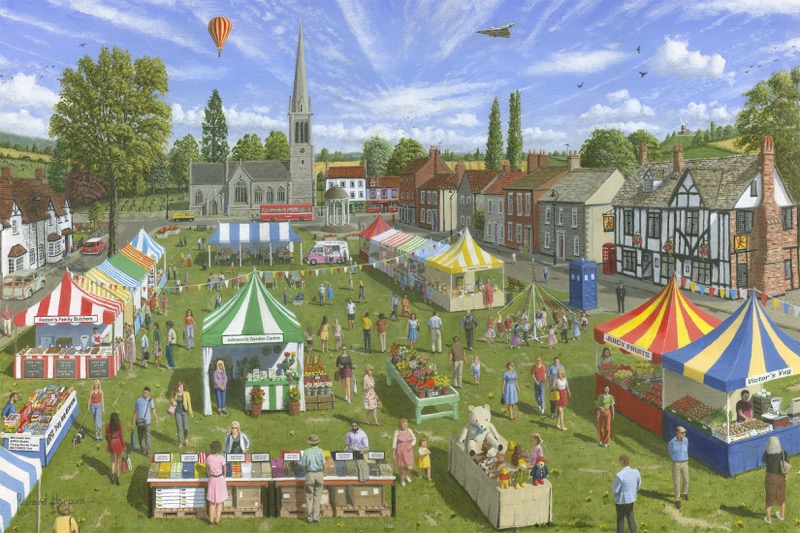 1960s British Village Fete