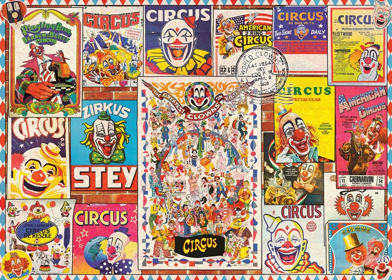 Vintage Circus Clowns