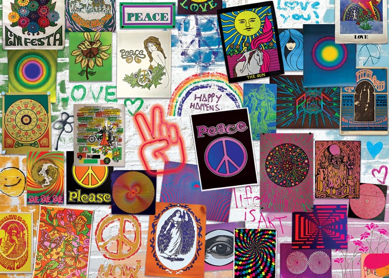 Wall of Peace, Love and Paint