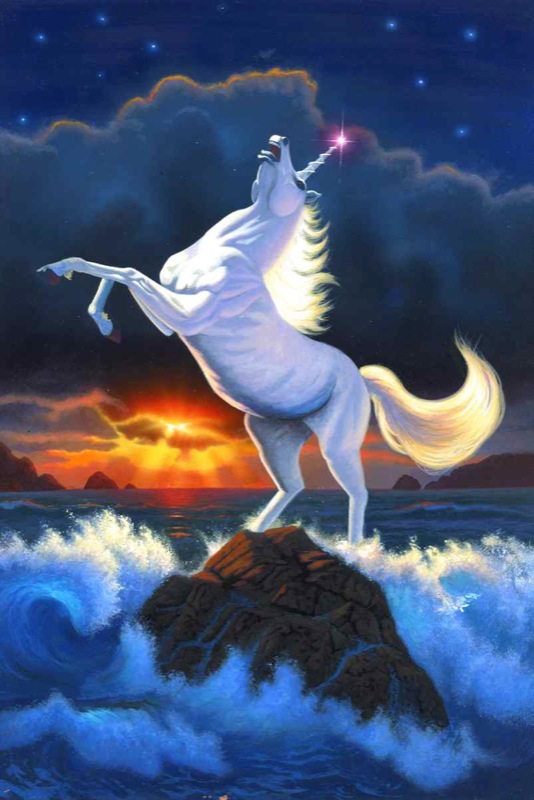 Unicorn Raging Sea