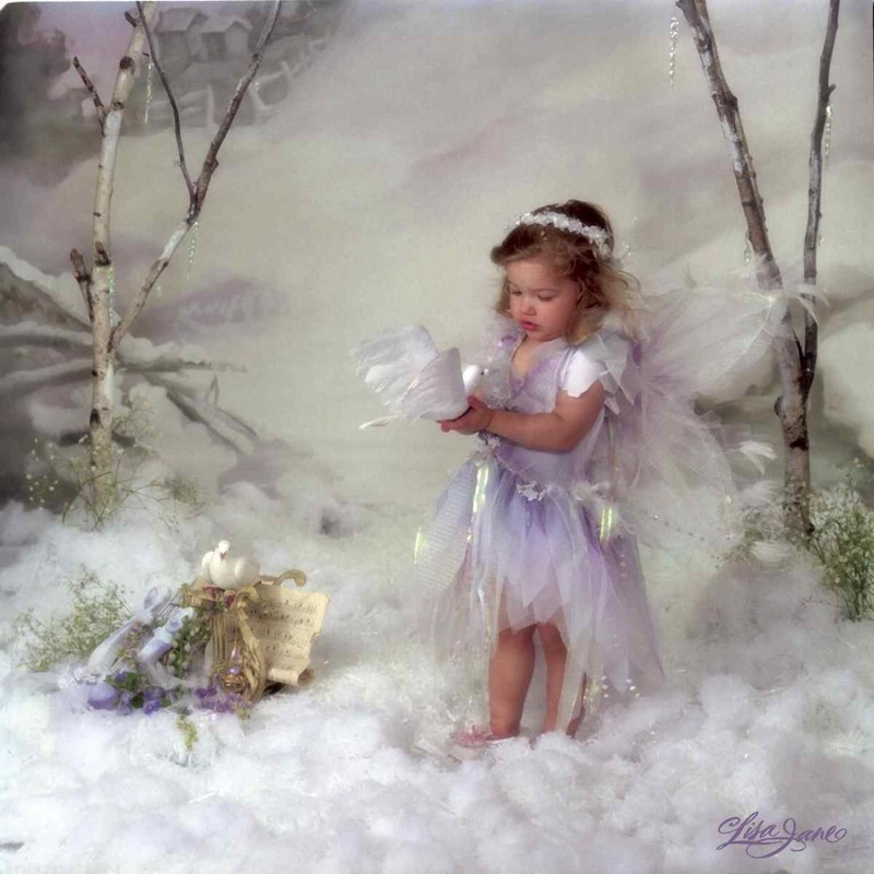 Snow Fairy with Dove